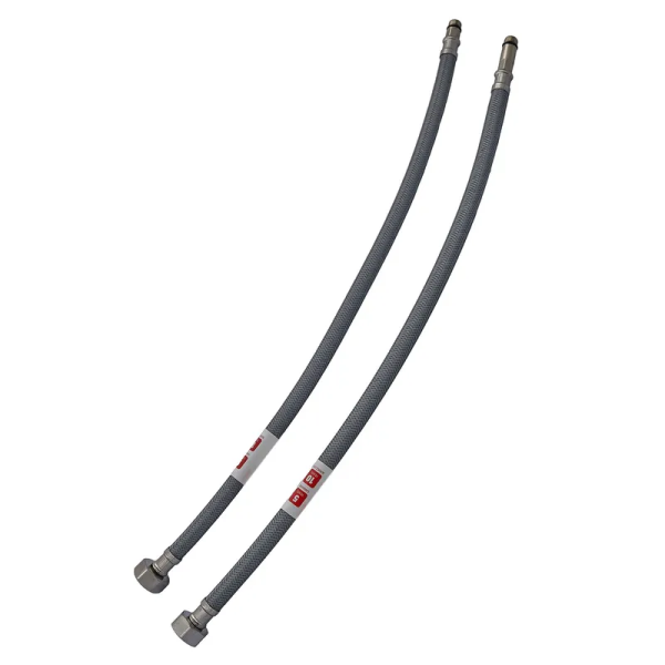 Гнучке підведення Zerix ZHN-02-F1/2"xM10-040 (нейлонове обплетення, гайки нерж) (пара) (ZX5156)