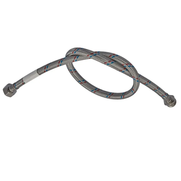 Гнучкий шланг для підключення води гайка 1/2'' - Штуцер 1/2'' (40 см) Zerix (ZX1561)