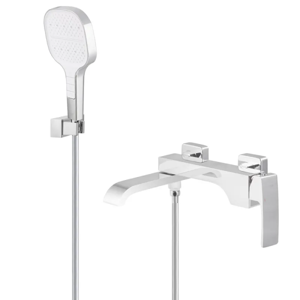 Змішувач для ванни з коротким виливом Koer KB-41037-01 (Колір хром) (KR6004)