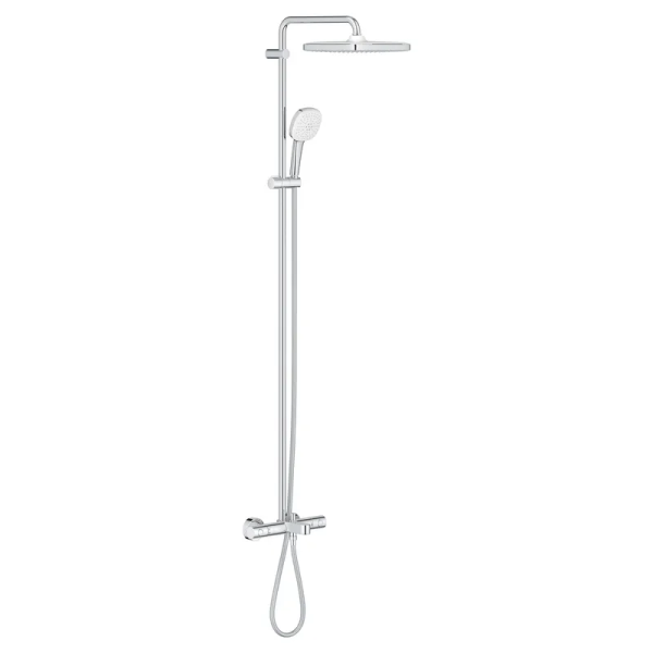 Душова система настінного монтажу з термостатом для ванни Grohe Tempesta System 250 Cube (26691001)