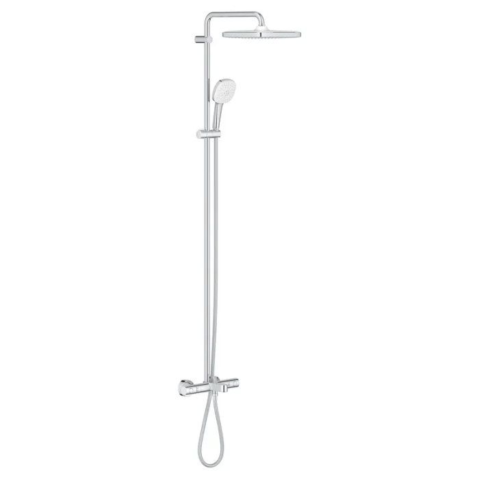 Душова система настінного монтажу з термостатом для ванни Grohe Tempesta System 250 Cube (26691001)