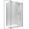 Бічна стінка до кабіни Koer SR SW01-90x200-TR-07 прозоре скло Easy Clean 8мм, графіт (KR5382)