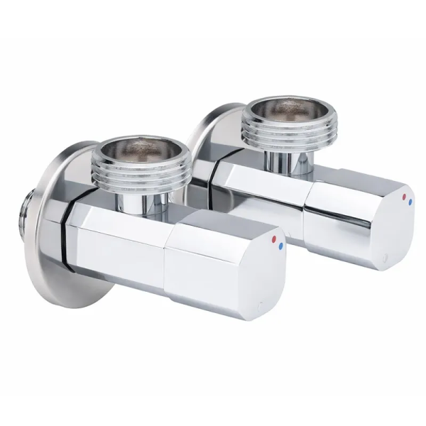 Кран кульовий для підключення сантехприладів Sanlux ST-501 - 1/2"x3/4" (SL2929)