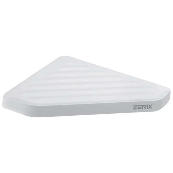 Полиця у ванну кутова пластик Zerix A8021 (ZX2815)