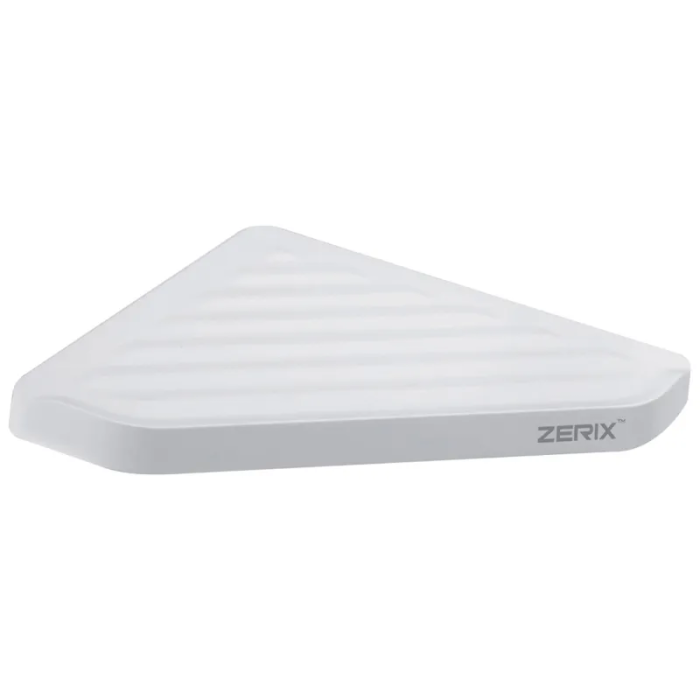Полиця у ванну кутова пластик Zerix A8021 (ZX2815)