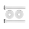 Комплект подовжувачів Koer KF.SET.06-15M WHITE d15x1/2M білий (KR5848)