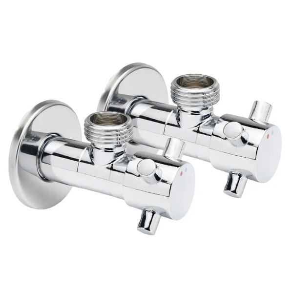 Кран кульовий для підключення сантехприладів Sanlux ST-301 - 1/2"x1/2" (SL2926)