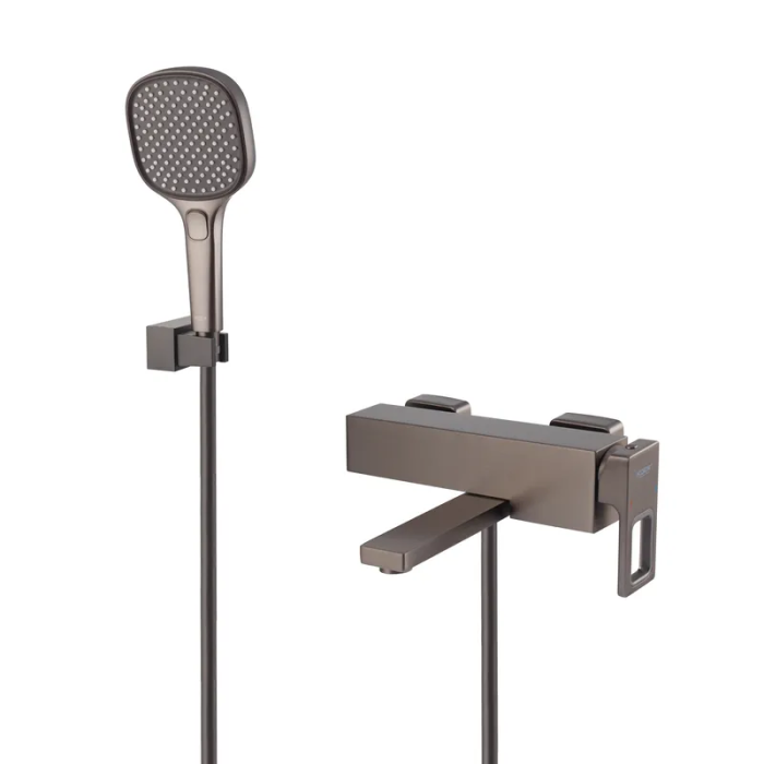 Змішувач для ванни з коротким виливом Koer KB-41009-07 (Колір графіт) (KR5986)