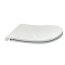 Сидіння-кришка для унітазу Koer AC-0101-SEAT COVER 450х390х80mm дюропласт з мікроліфтом (KR5617)