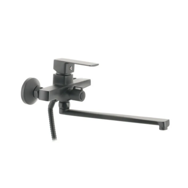 Змішувач для ванни HAIBA KUBUS 006 EURO GRAPHITE (Колір графіт) (HB4006)