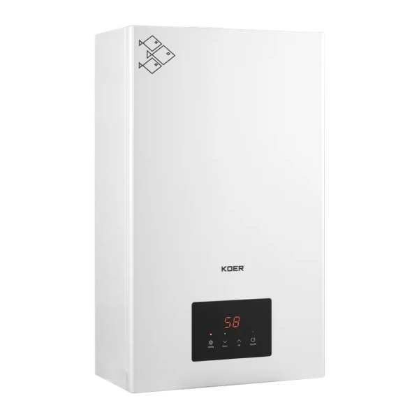 Котел електричний одноконтурний KOER KWH.E0106 WHITE 6 кВт колір білий (KR5558)