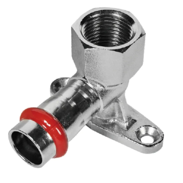 Коліно настінне 90° ВР Koer KQ.V2208F Press-Inox AISI 304 22x3/4" (KR6424)