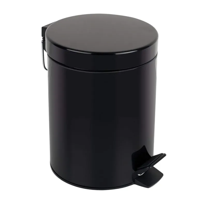 Відро для сміття 5 л Zerix Strong MB0105 Black (ZX4625)