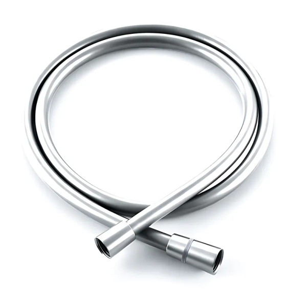 Шланг для душу силіконовий KOER KB-0804-125-01 CHROME 125 см, колір хром (KR5667)