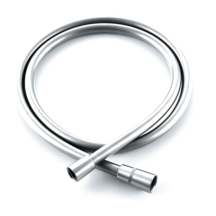 Шланг для душу силіконовий KOER KB-0804-125-01 CHROME 125 см, колір хром (KR5667)