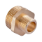 Ніпель редукційний Koer KF.N0608.WN - 3/4"x1/2" без нікелю (KR5573)