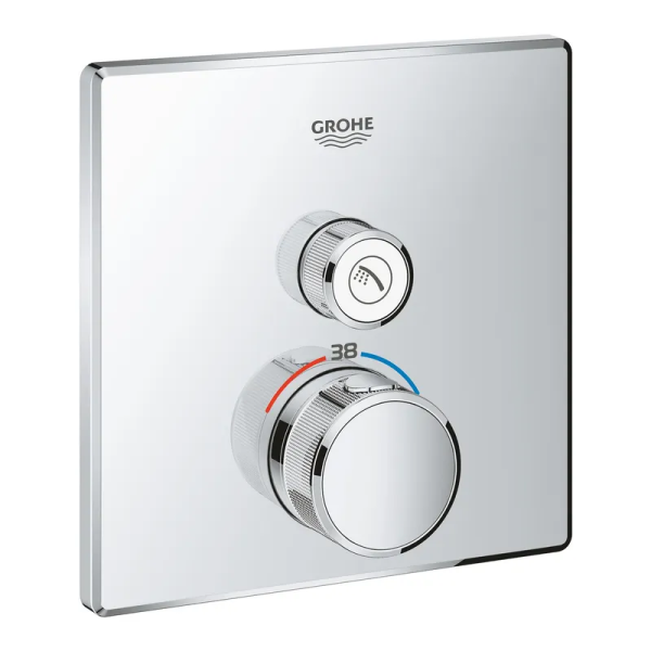 Термостат прихованого монтажу з однією кнопкою управління Grohe Grohtherm SmartControl (29123000)