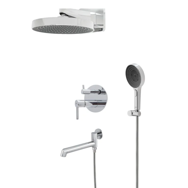 Вбудована душова система Koer KB-66029-01 3 функції, колір хром (KR5483)