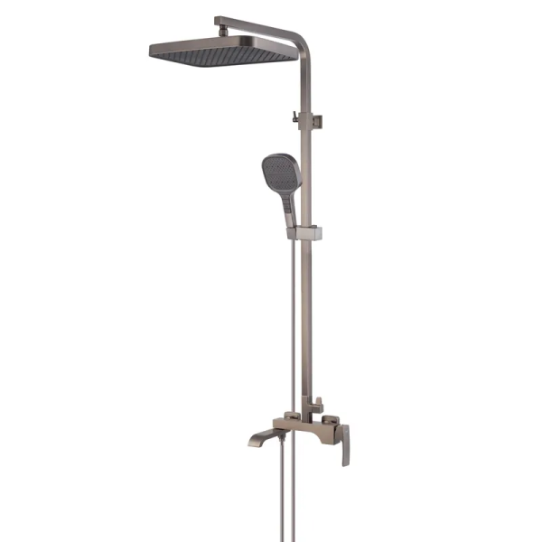 Душова колона зі змішувачем Koer KB-56037-07 3 функції (Колір графіт) (KR6002)