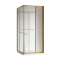 Душова кабіна без піддону Koer SR SC09-90x90x200-L-TR-12 прозоре скло Easy Clean 6мм Матове золото (KR5684)