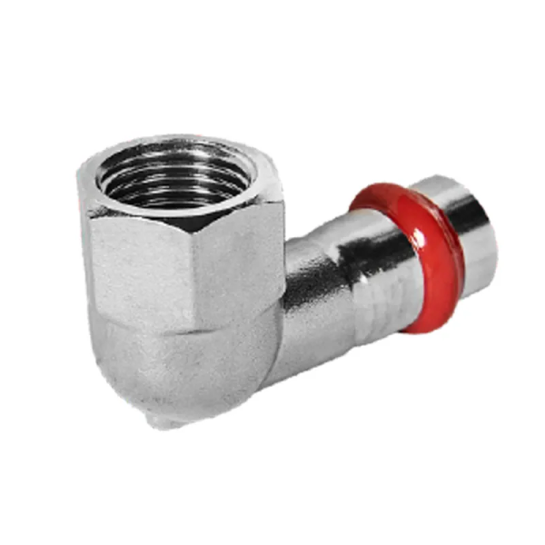 Коліно 90° ВР Koer KQ.L2810F Press-Inox AISI 304 28x1" (KR6411)