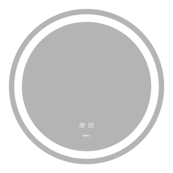 Дзеркало Zerix Solo MC01-80 з LED Touch, Anti-fog, димером, регулятором яскравості (ZX6064)