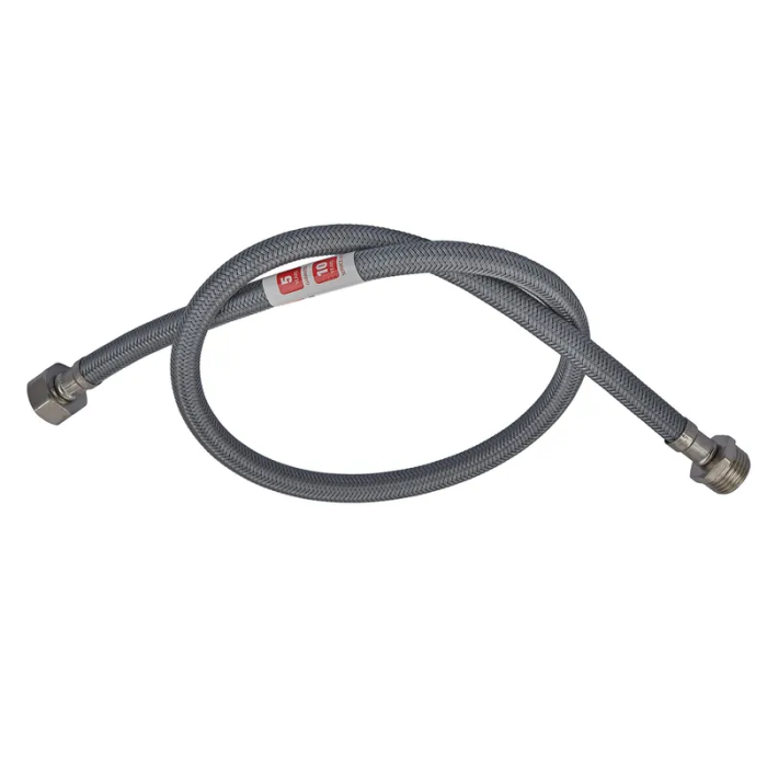 Гнучке підведення Zerix ZHN-02-FM1/2"-100 (нейлонове обплетення, гайки нерж) (ZX5151)
