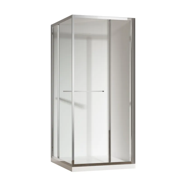 Душова кабіна без піддону Koer SR SC09-90x90x200-R-TR-01 прозоре скло Easy Clean 6мм Хром (KR5770)