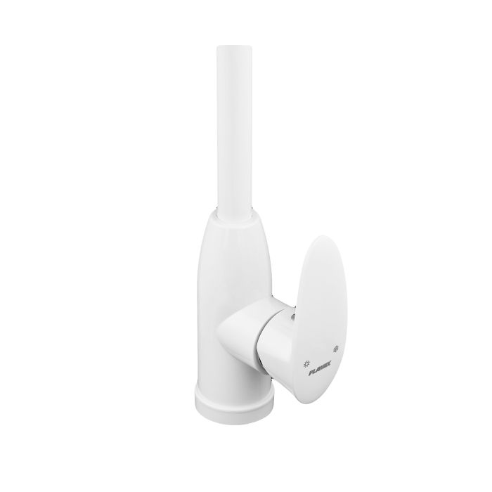 Змішувач для кухні Plamix Cezar-011-B SET White (з підведенням) (PM0667)