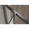 Душова кабіна без піддону Koer SR SC09-90x90x200-R-TR-07 прозоре скло Easy Clean 6мм Графіт (KR5772)