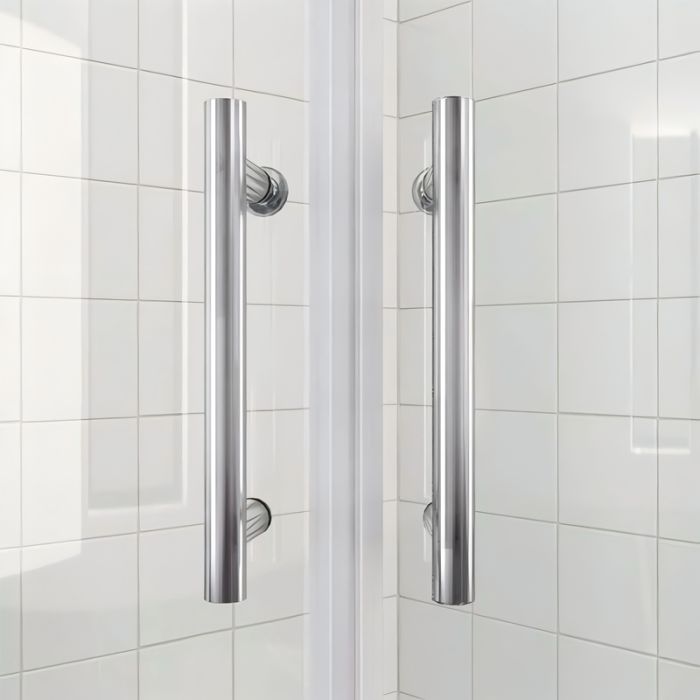 Душова кабіна без піддону Koer SR SC04-90x90x195-TR-01 прозоре скло Easy Clean 5мм, хром (KR5360)