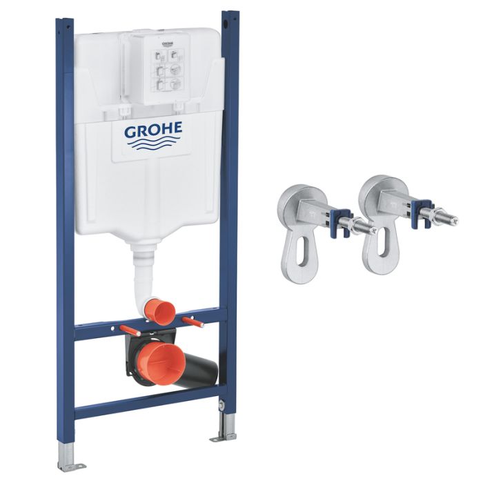 Комплект Grohe Set Унітаз ELLIPSE-0305-T3 + Інсталяція UA388400WG + панель 38732000 (388400WGELLIPS0305T3)
