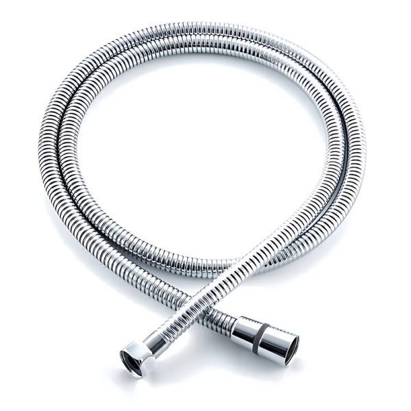Шланг для душу Koer KB-0801-125-01 Chrome обплетення нержавійка 125 см (KR5468)