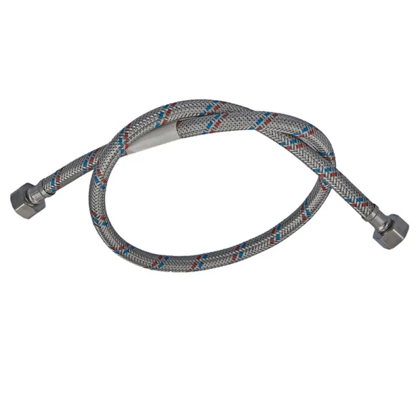 Гнучкий шланг для підключення води Гайка 1/2'' - Гайка 1/2'' (120 см) ZERIX (ZX1555)