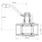 Кран кульовий Koer 1 1/2" ГГР (KR.214) (KR0021)