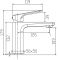 Змішувач для умивальника Koer KB-10031-12 (Колір матове золото) (KR5973)