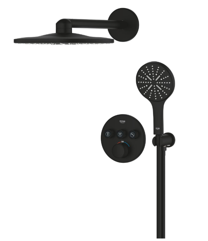 Душова система прихованого монтажу Grohe Grohtherm SmartControl з Rainshower SmartActive 310 (34863KF0)