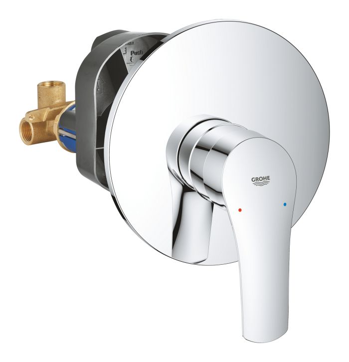 Набір для душу з верхнім душем Grohe Eurosmart UA33556003 (33556003+28576000+27541001) (UA33556003)