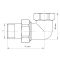 Згін американка 1 "кутовий Koer KR.342 (KR0144)