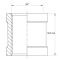 Муфта Koer KF.C08.WN - 3/4" без нікелю (MX1492)