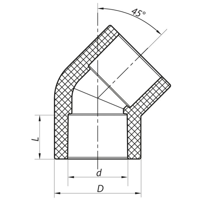 Кут 45 Koer K0013.PRO - 20 PPR (KP3389)