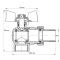 Кран з американкою 3/4" (Koer KR.228) кутовий (KR0018)