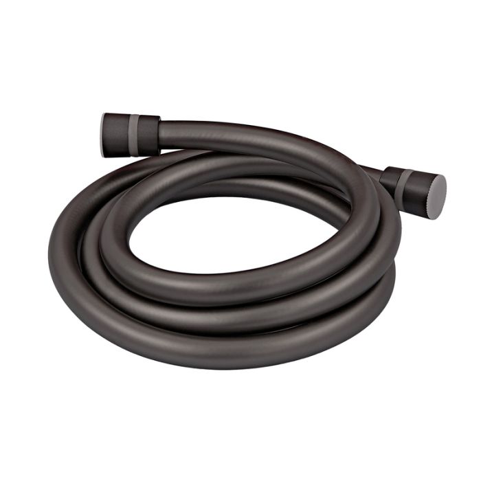 Шланг для душу Zerix Graphite.F03 150 см силіконовий  (колір графіт) (ZX5568)