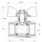 Кран кульовий Koer 3/4" ГГМ (KR.217) (KR0040)