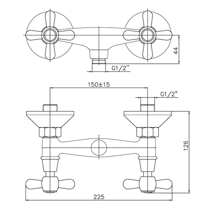 Змішувач для душа Haiba Dominox 003 (HB0060)