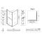 Душова кабіна без піддону Koer SR SC09-90x90x200-R-TR-01 прозоре скло Easy Clean 6мм Хром (KR5770)