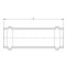 Муфта насувна Koer KQ.C54 Press-Inox AISI 304 54x54 (KR6320)