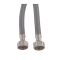 Гнучке підведення Zerix ZHN-02-F1/2"xM10-120 (нейлонове обплетення, гайки нерж) (пара) (ZX5161)