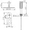 Вбудована душова система Koer KB-62028-07 2 функції (Колір графіт) (KR6011)