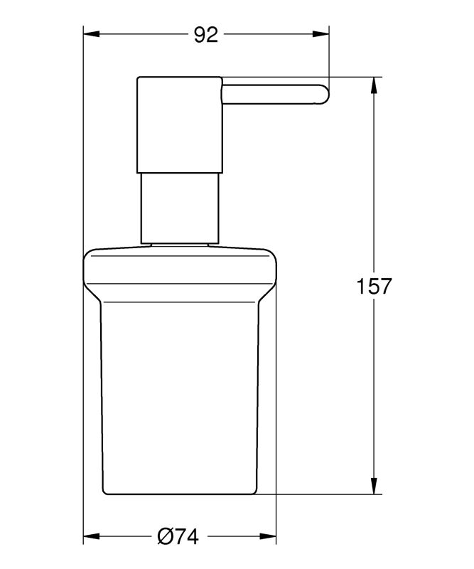 Дозатор рідкого мила Grohe Essentials New (40394001)
